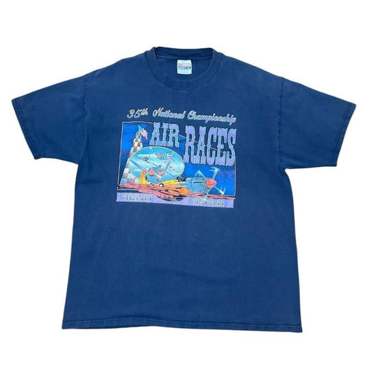 90s Reno 35th National Airplane Air Races Championship Graphic T-shirt