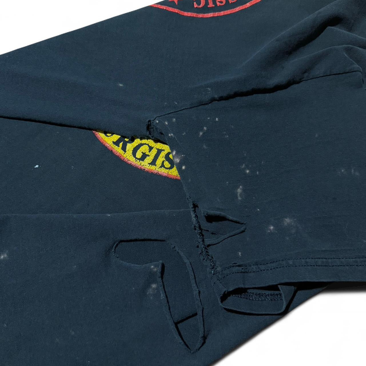 ‘99 Thrashed Black Hills Motorcycle Classic Sturgis Biker Tee