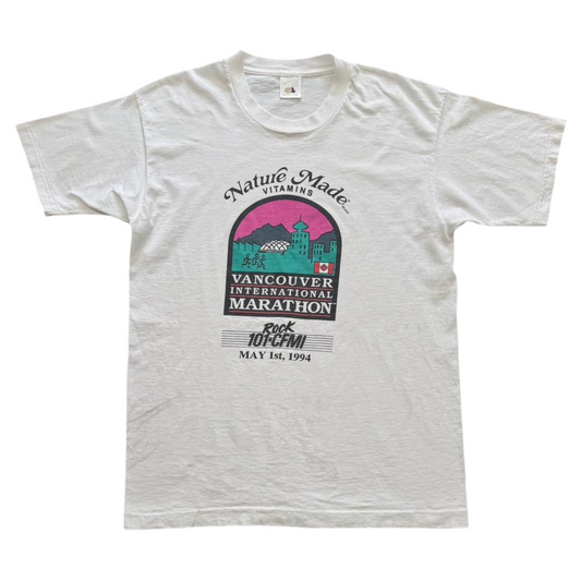1994 Vancouver Marathon Rock 101 Radio Promo Running Tee