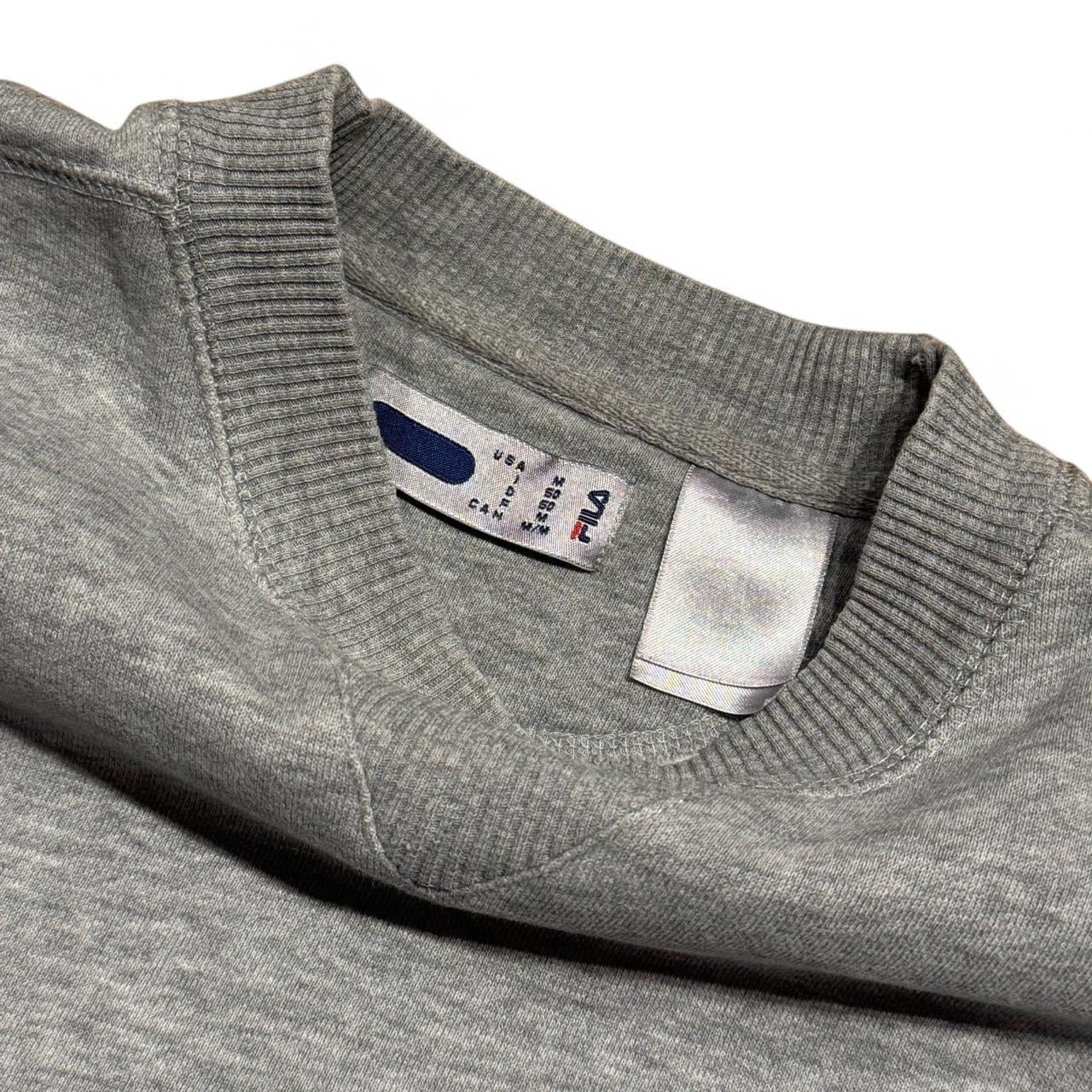 Y2K Fila Grey Pullover Crewneck