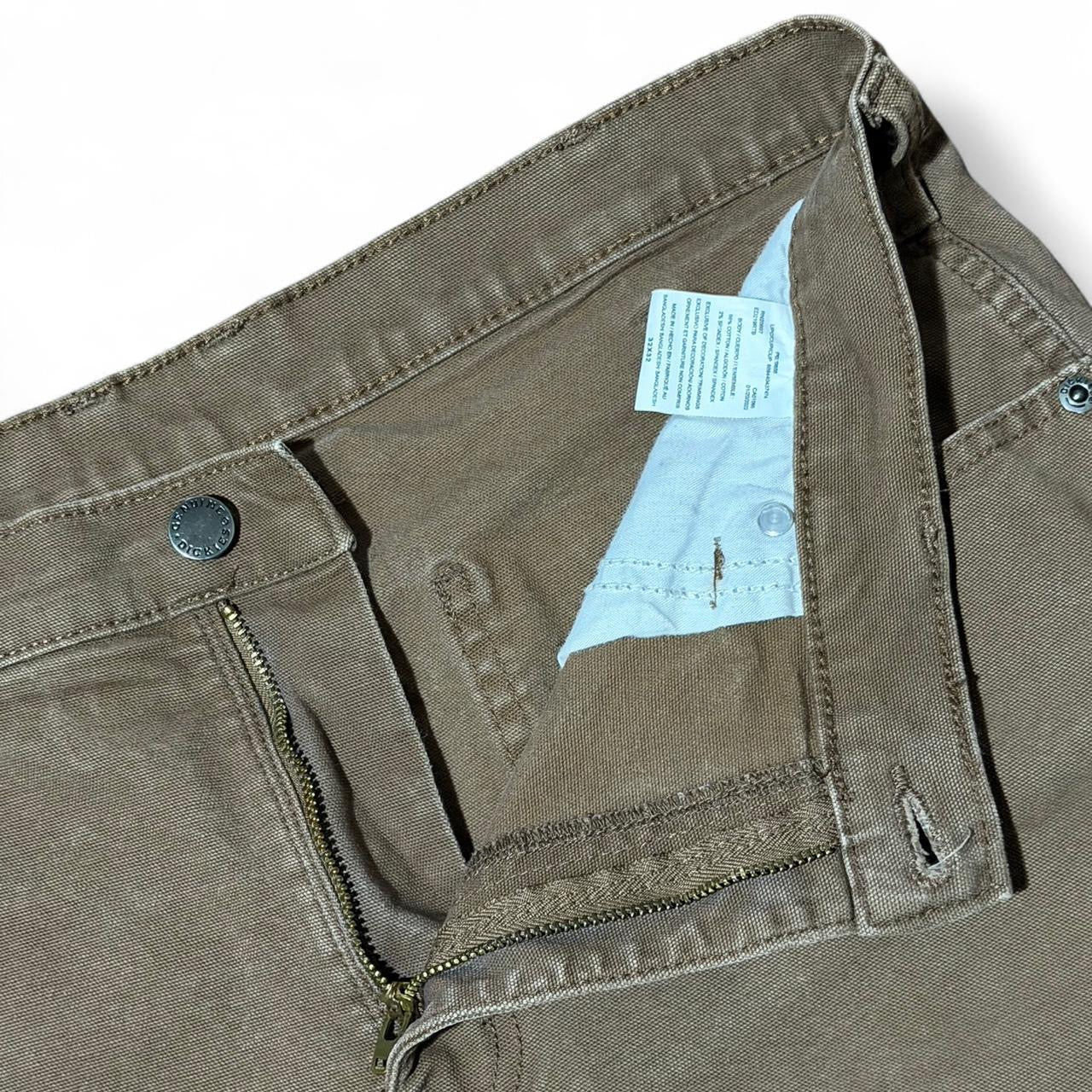 Brown Straight Leg Stretch Fit Dickies Workwear Utility Pants