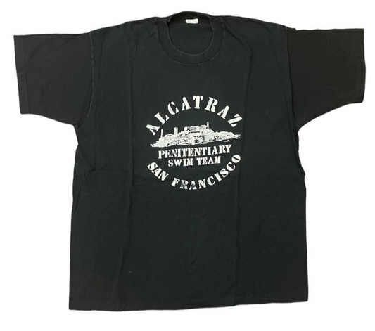 80s Alcatraz Prison Swim Team Tee