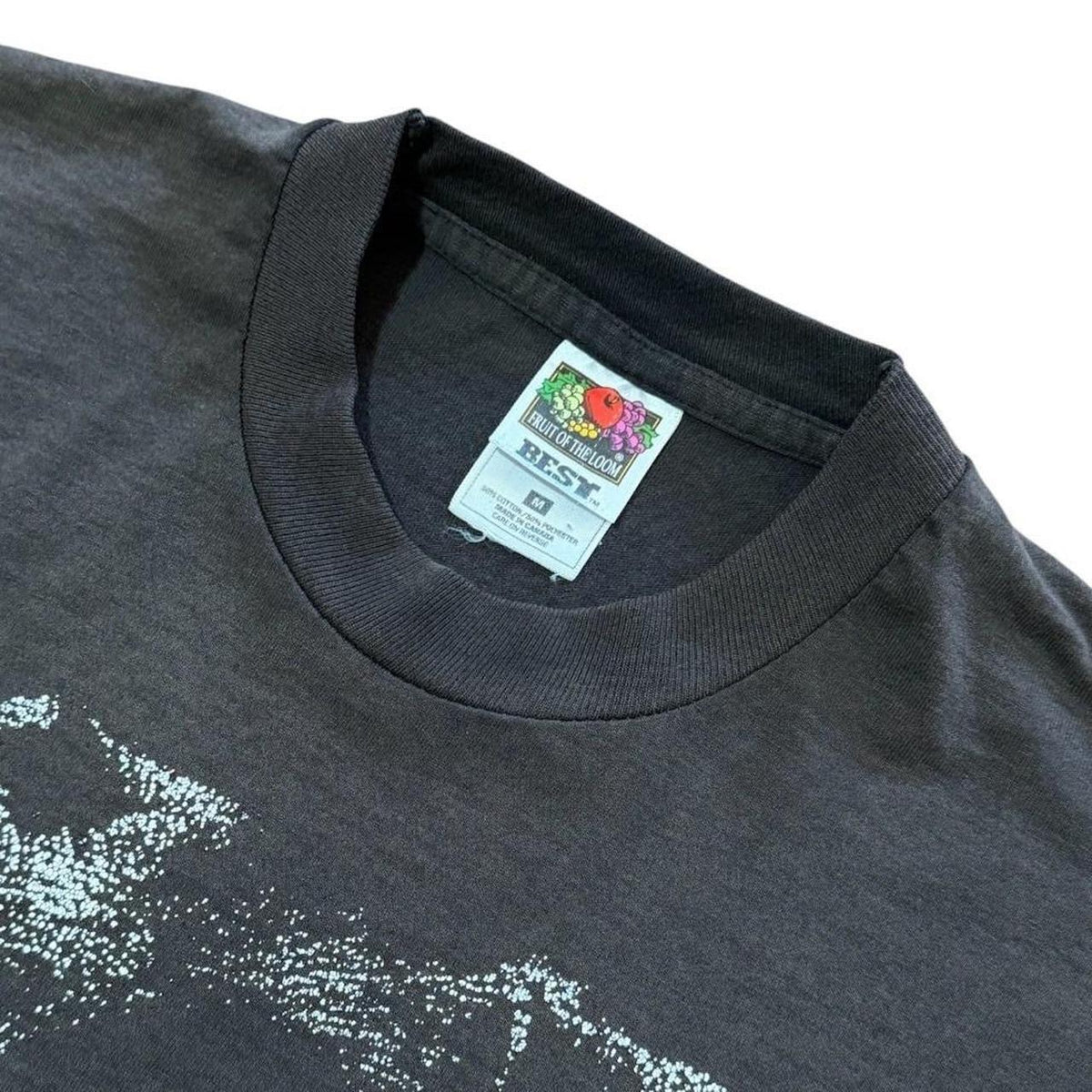90s Faded Grey Black Schnauzer Dog Puppy Animal Cute Pet Graphic T-shirt