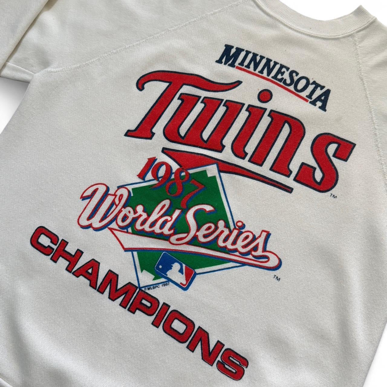 ‘87 Minnesota Twins World Series MLB Baseball Pullover Sweater