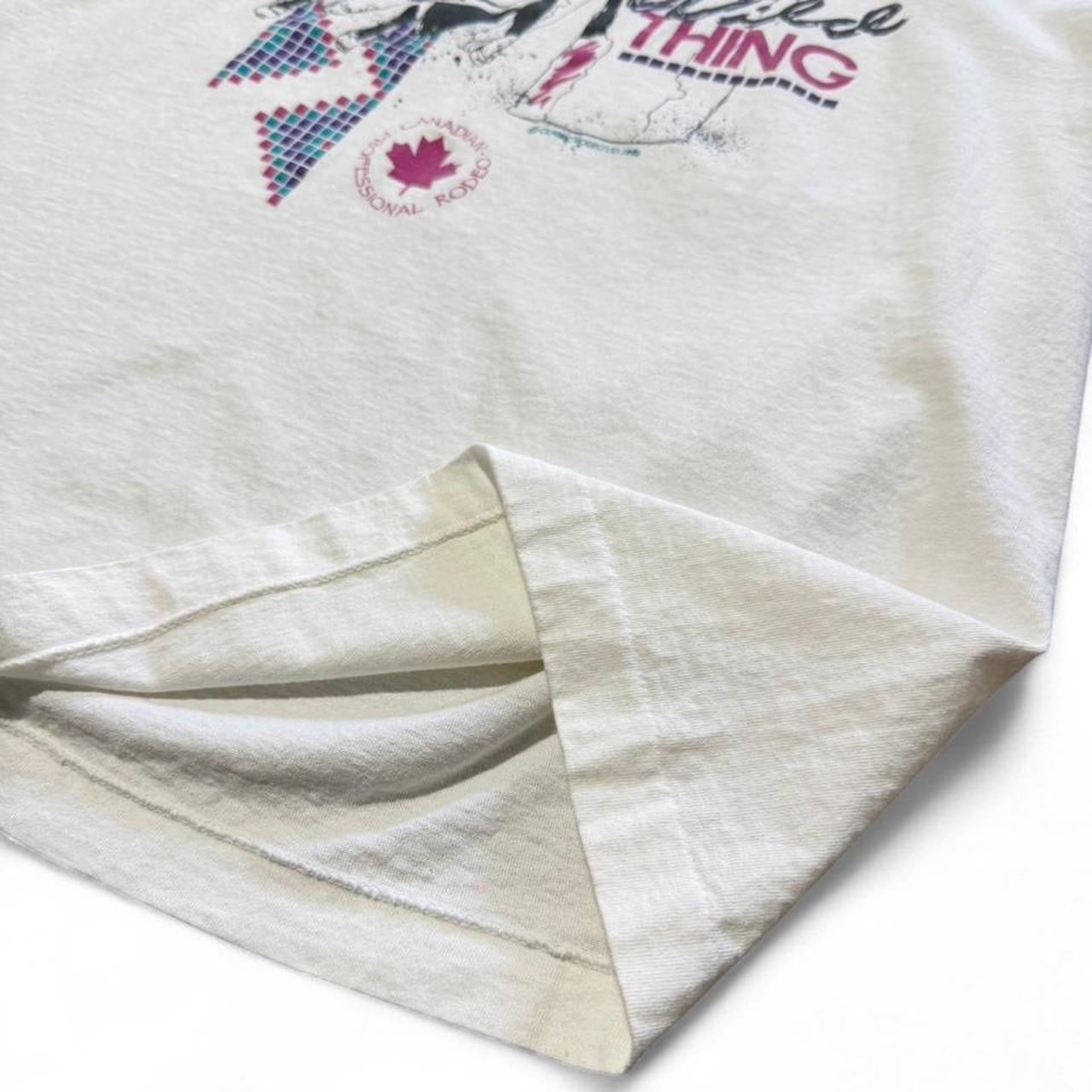 Vintage 90s Canadian Rodeo Wild Thing Cowboy Cowgirl Country Western T-shirt