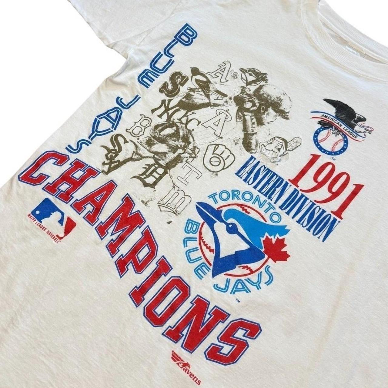 '91 Toronto Blue Jays Champion Raven Sports Graphic MLB Baseball T-shirt