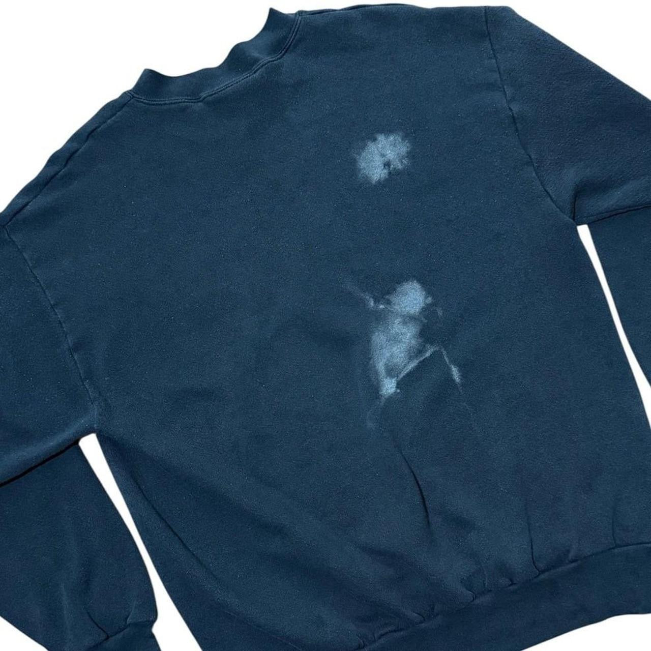90s Forever Wild Eagle Biker USA Motorcycle Art Graphic Crewneck Sweater