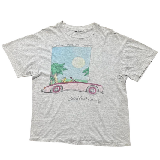 90s ‘Cruising Through Dubai’ United Arab Emirates Thrashed Tee