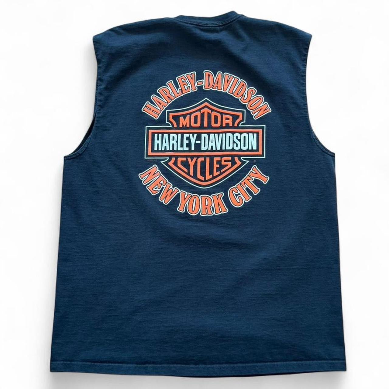 2012 Harley Davidson Motorcycle New York Biker Flame Muscle Tank Top