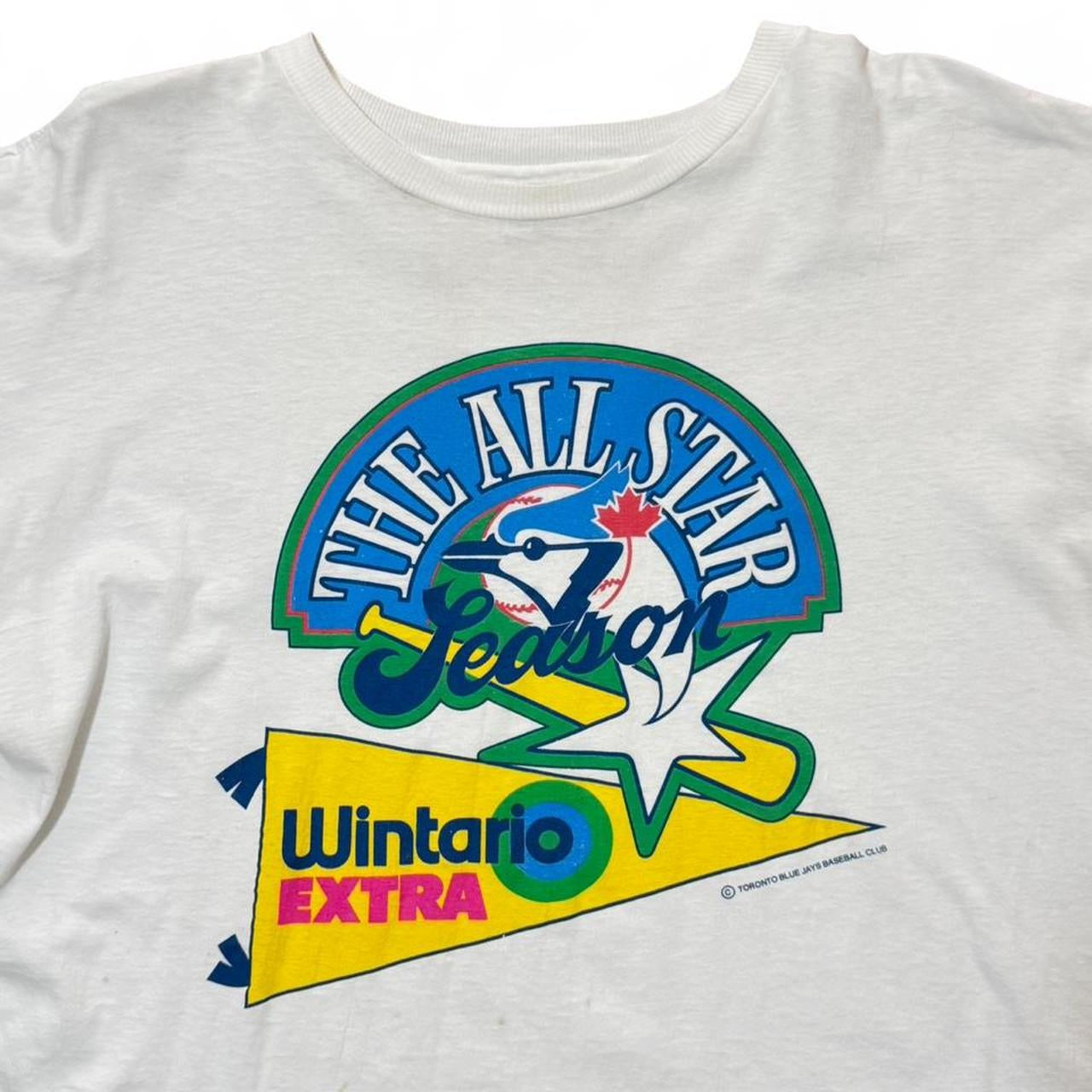 Vintage 90s Toronto Blue Jays All Star MLB Baseball Wintario T-shirt