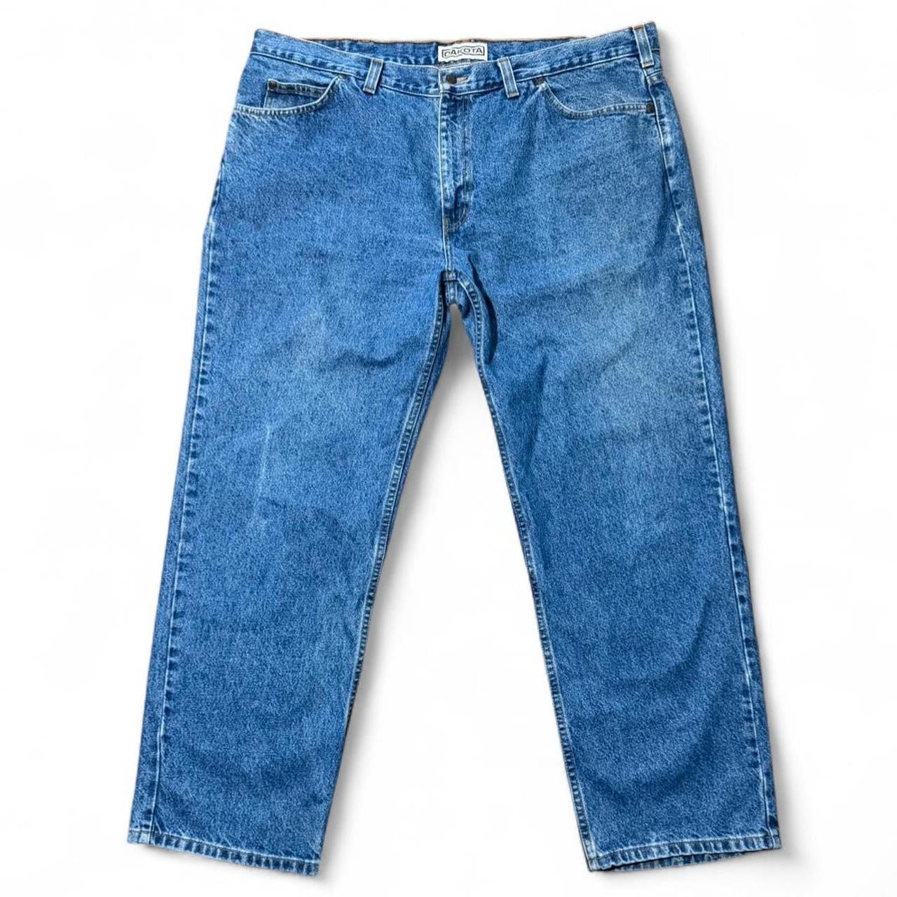 Vintage 90s Dakota Blue Wash Straight Leg Denim Workwear Jeans