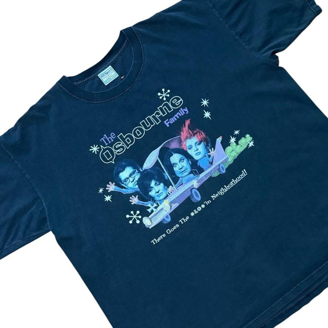 Y2K The Osbournes Family MTV Show Promo Ozzy Osbourne Graphic T-Shirt