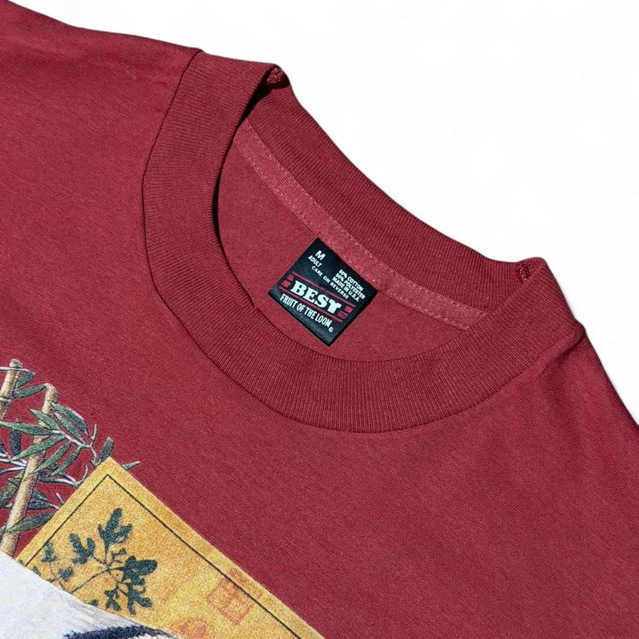 90s Cute Panda Bamboo Animal Nature Graphic Single Stitch T-Shirt