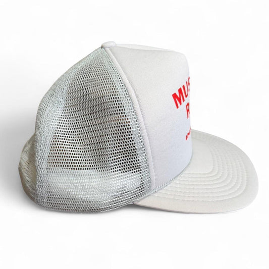 Vintage 90s Mustang Ranch Riding Instructor Western Cowboy Mesh Snapback Hat