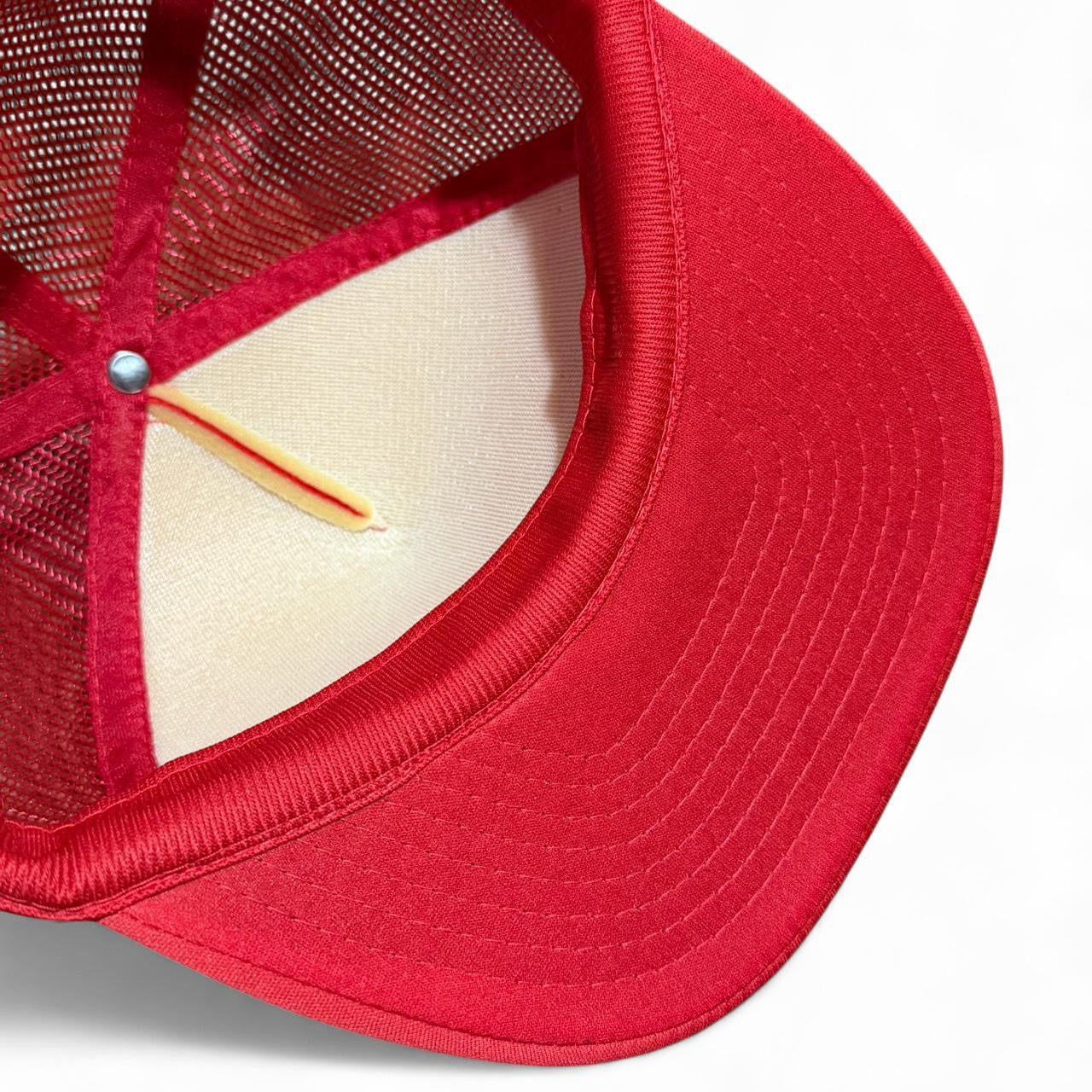 Vintage 90s Red Coca-Cola Retro Trucker Foam Mesh Snapback Hat Cap