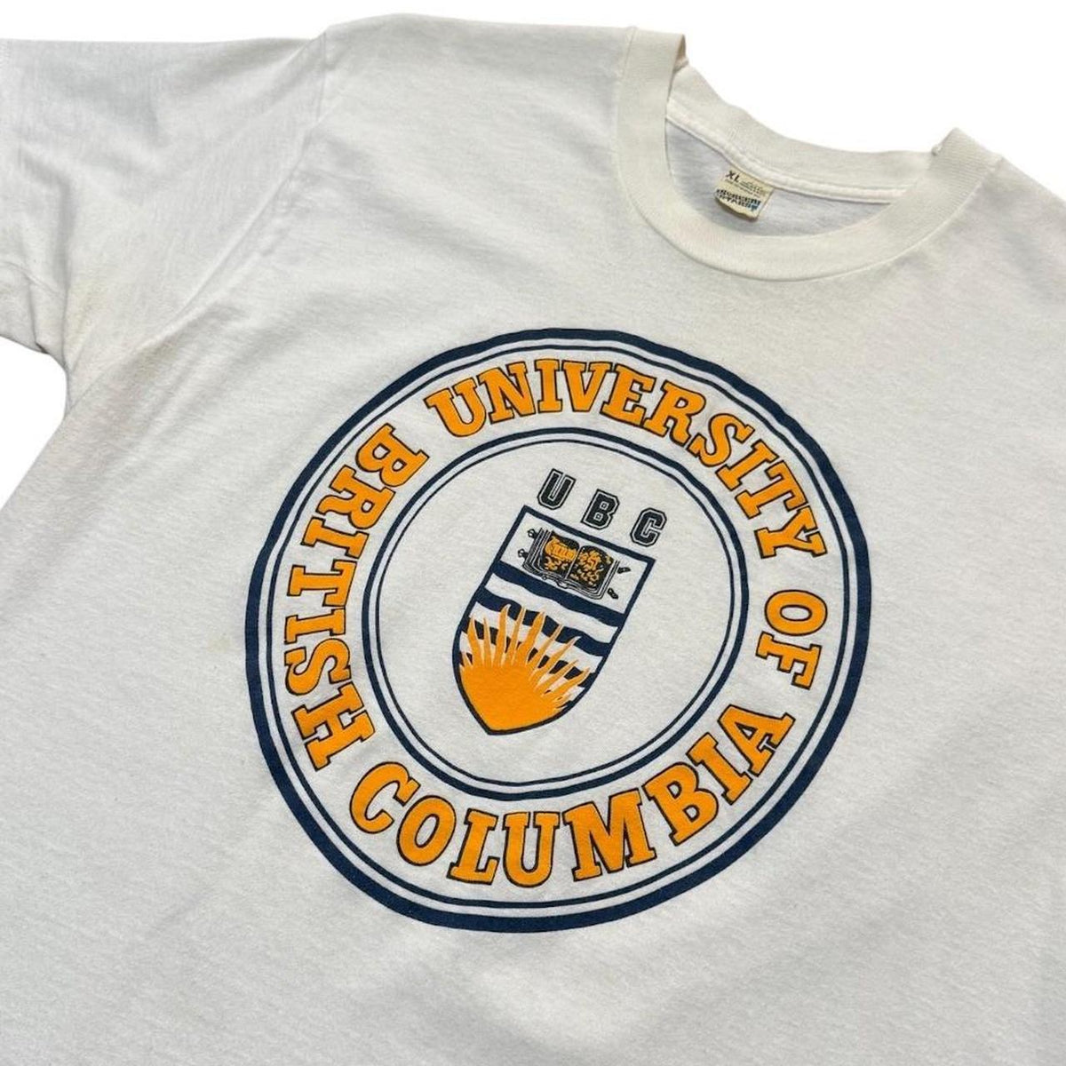 80s University of British Columbia UBC School Vancouver Graphic T-shirt