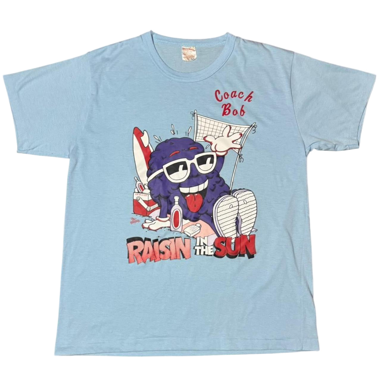 1980s California Raisins ‘Coach Bob’ Graphic Retro Tee