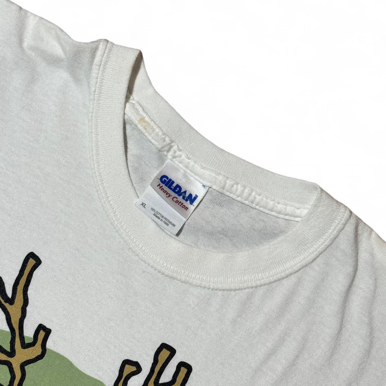 Y2K Charlie Brown Peanuts Snoopy Reindeer Christmas Tee