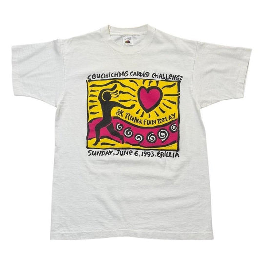 90s Orillia Marathon Cardio Challenge Running Race Souvenir Art T-shirt