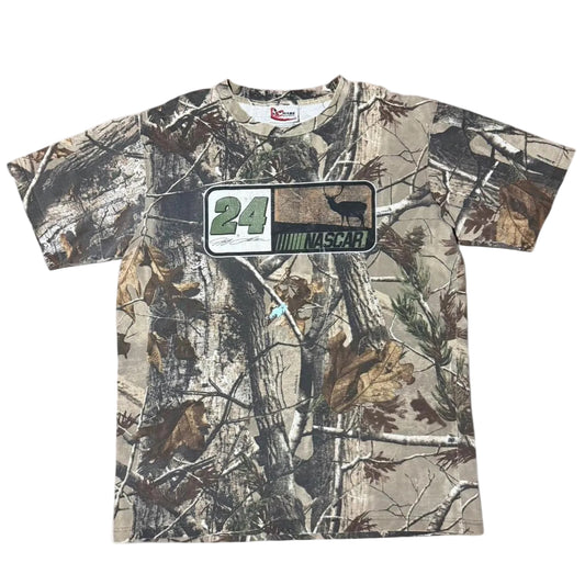 90s Realtree Camouflage Nascar Racing Graphic Tee