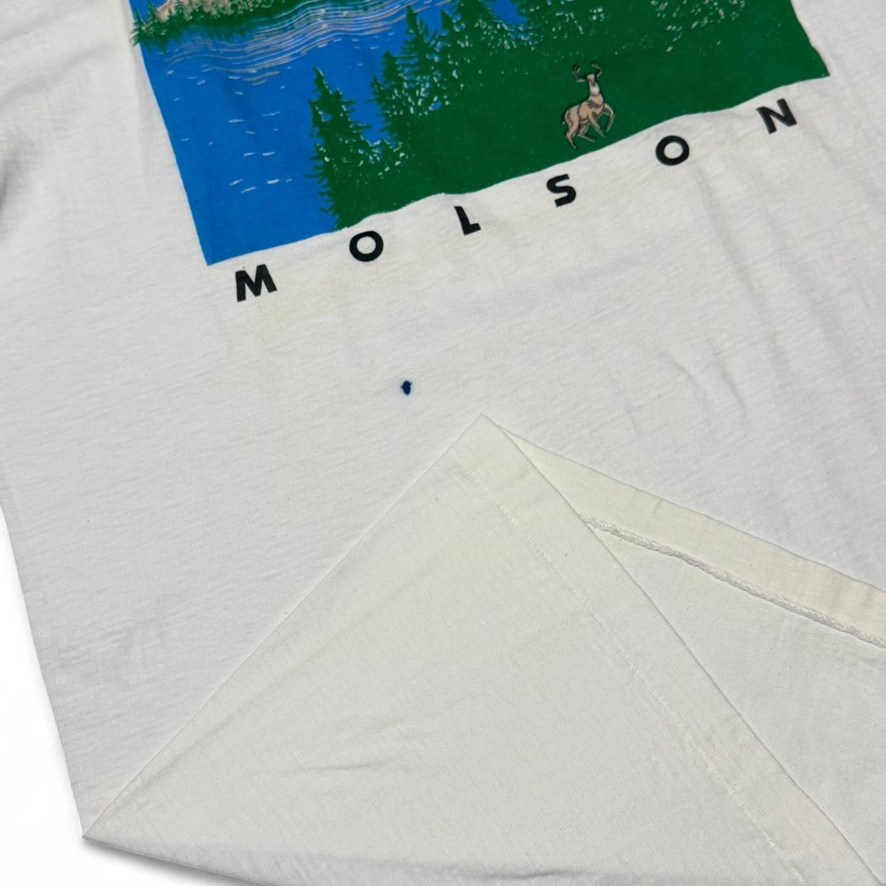 Vintage 90s Molson Crusaders Golf Hunting Sports Mens Beer Club T-shirt