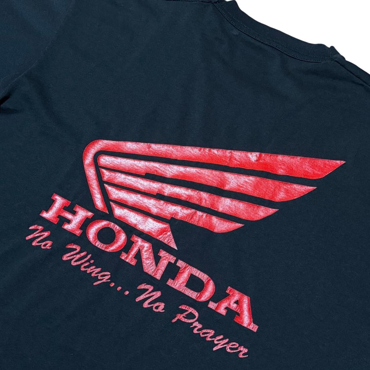 90s Honda Shadow Wing Canada Racing Auto Car Mechanic Kanji T-Shirt