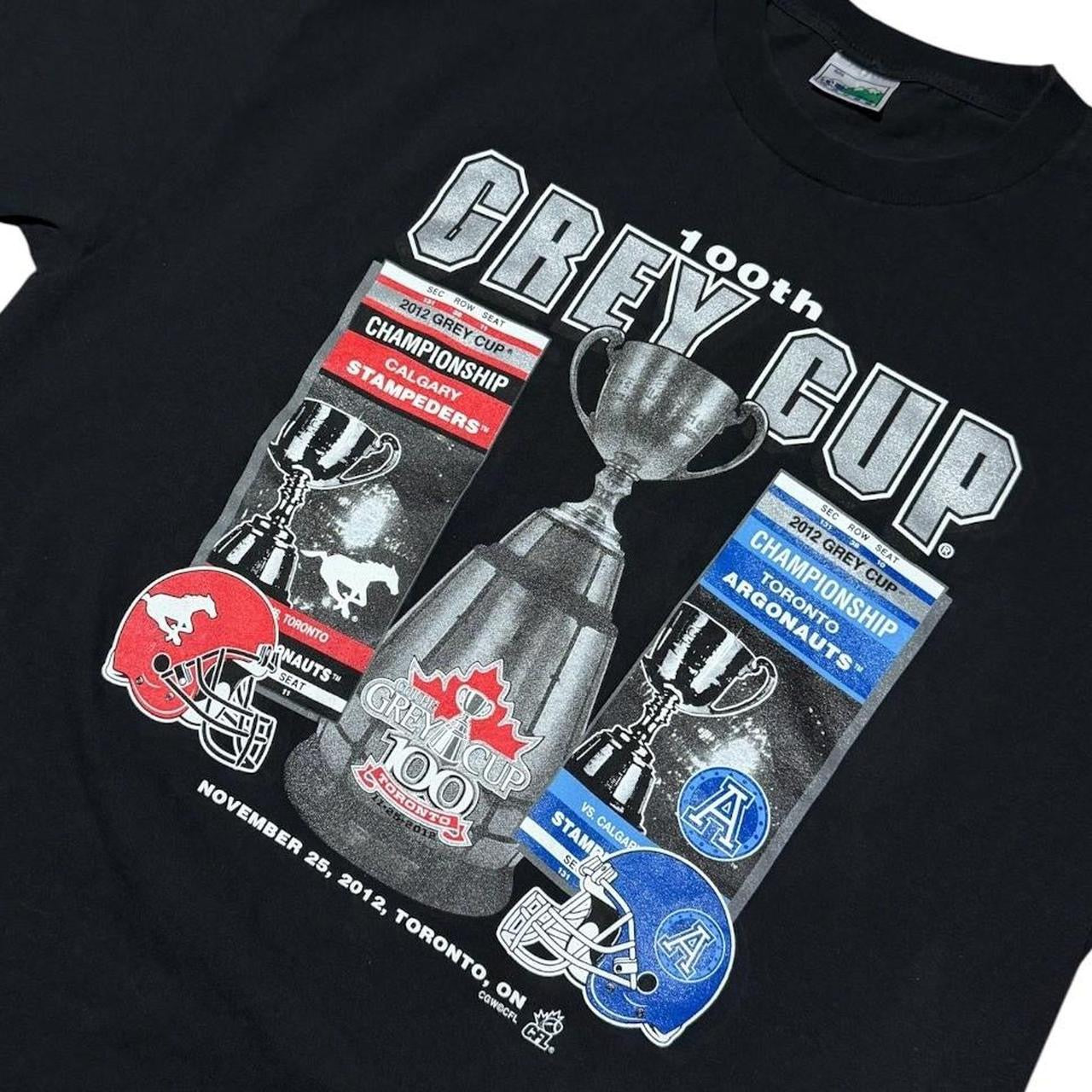 Waves 100th Grey Cup 2012 CFL Football Championship Calgary Toronto T-Shirt