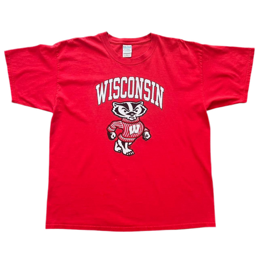 Y2K Wisconsin Badgers Red NCAA Football