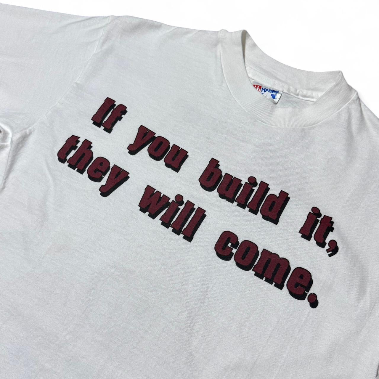 1992 Aggie Bonfire “If you build it, they will come.” Texas A&M Souvenir Tee