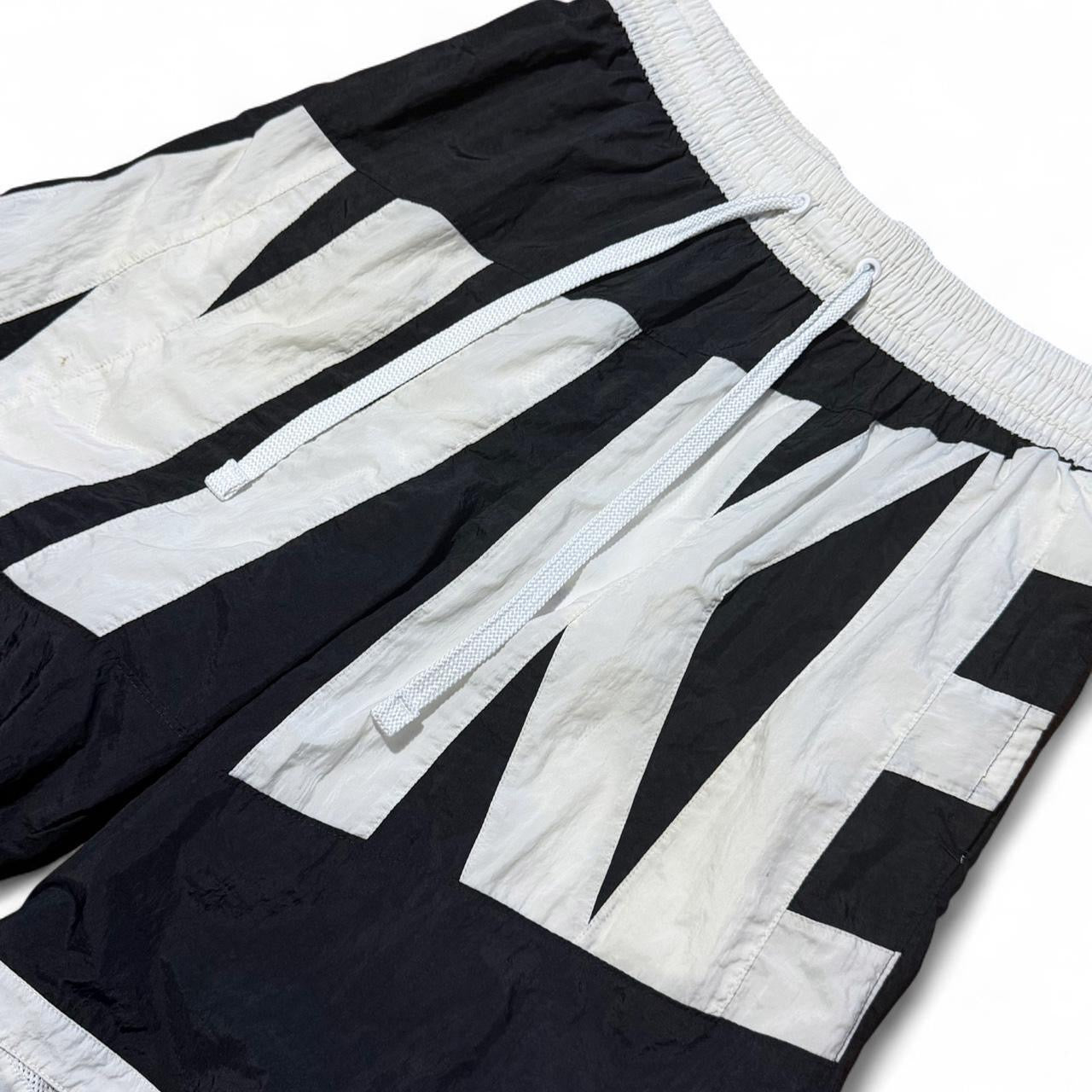 Vintage Nike Spellout Graphic Logo Athletic Swimwear Trunk Shorts