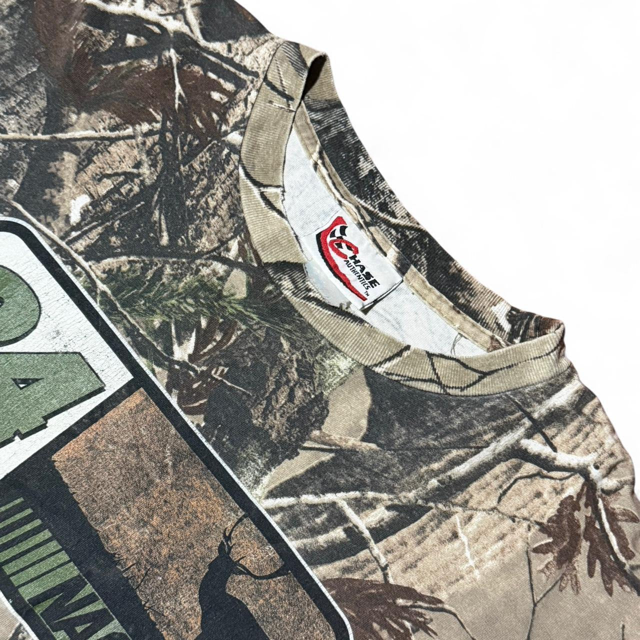 90s Realtree Camouflage Nascar Racing Graphic Tee