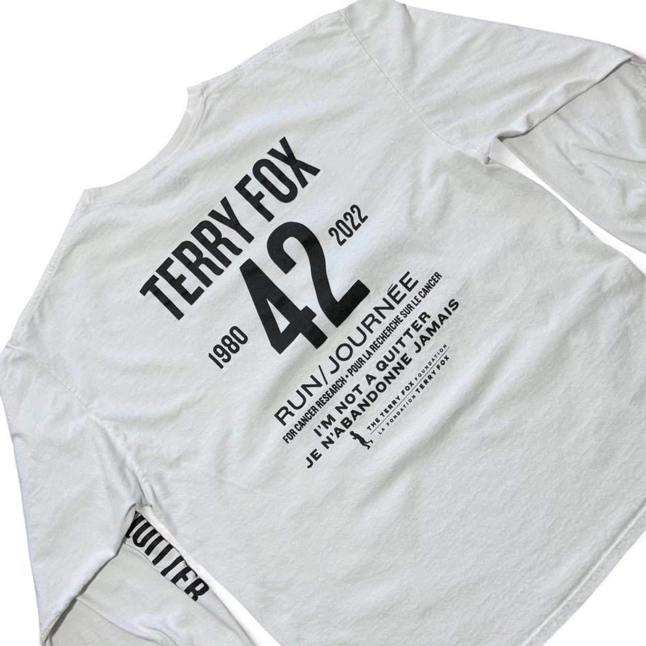 Adidas Terry Fox Run For Cancer Long Sleeve Portrait Shirt