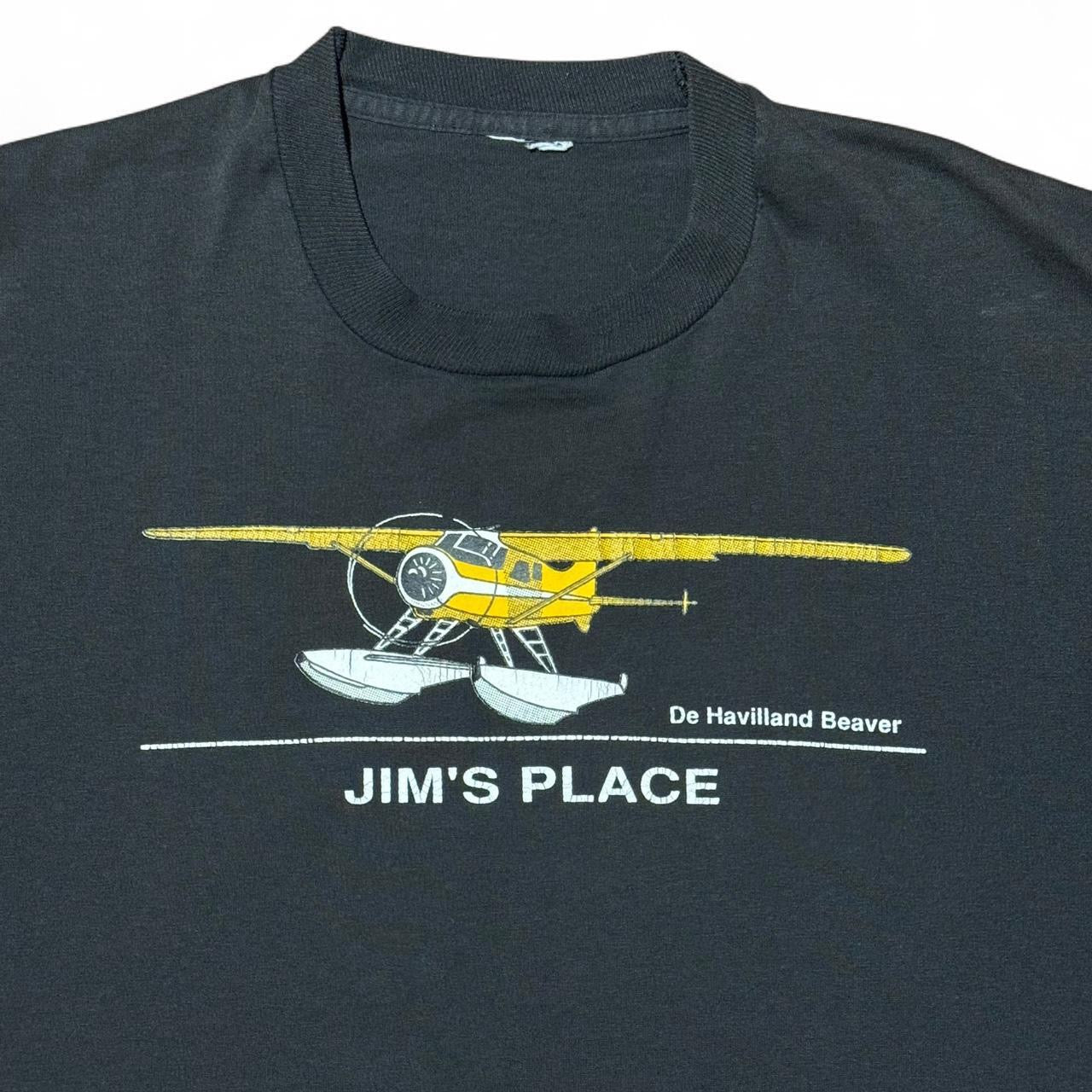 90s Jims Place Floatplane Tourism Tee
