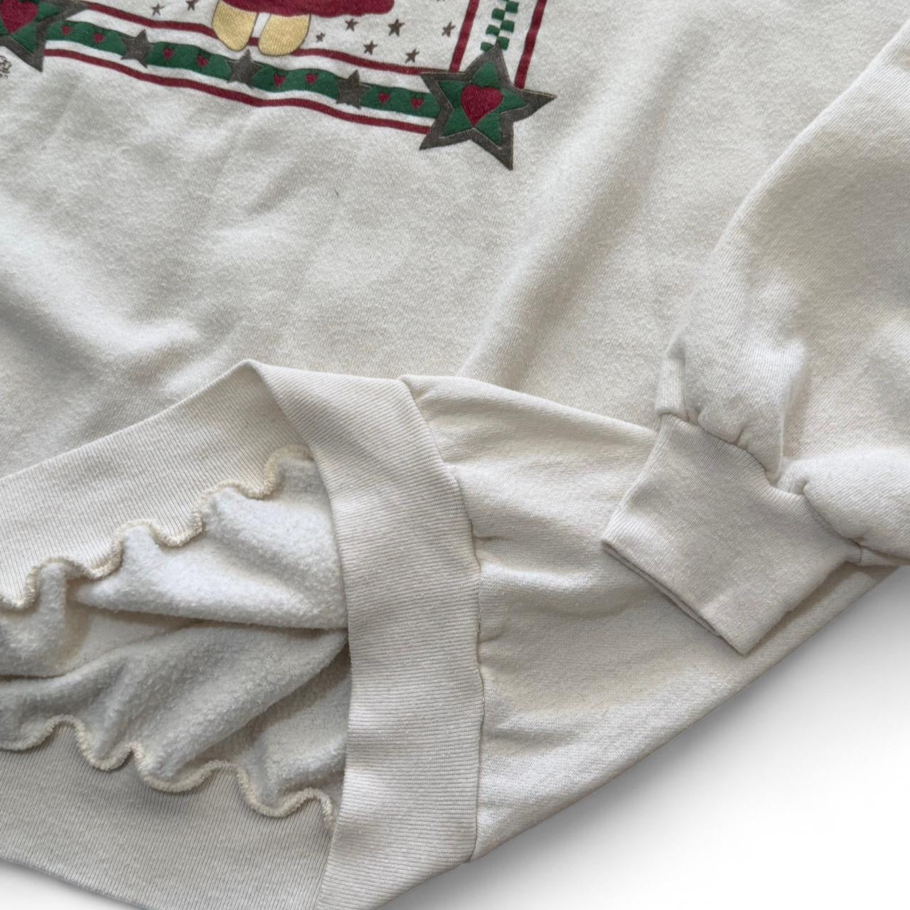 90s Angel Holiday Cottage Art Graphic Pullover Sweater