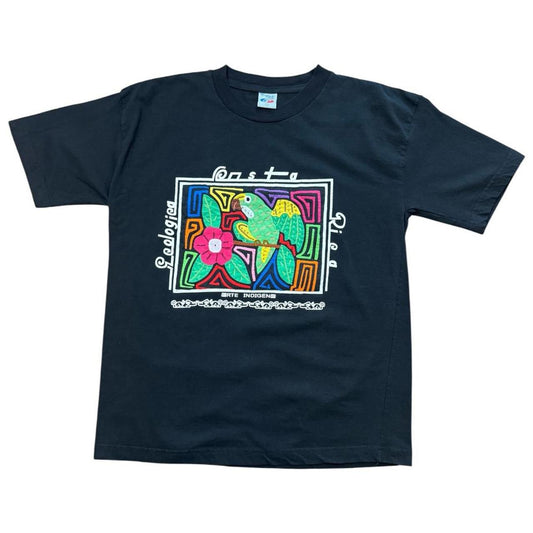 90s Costa Rica Quilted Parrot Tee