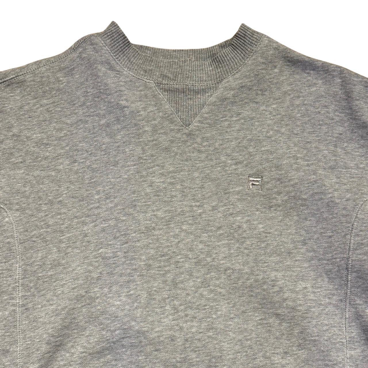 Y2K Fila Grey Pullover Crewneck
