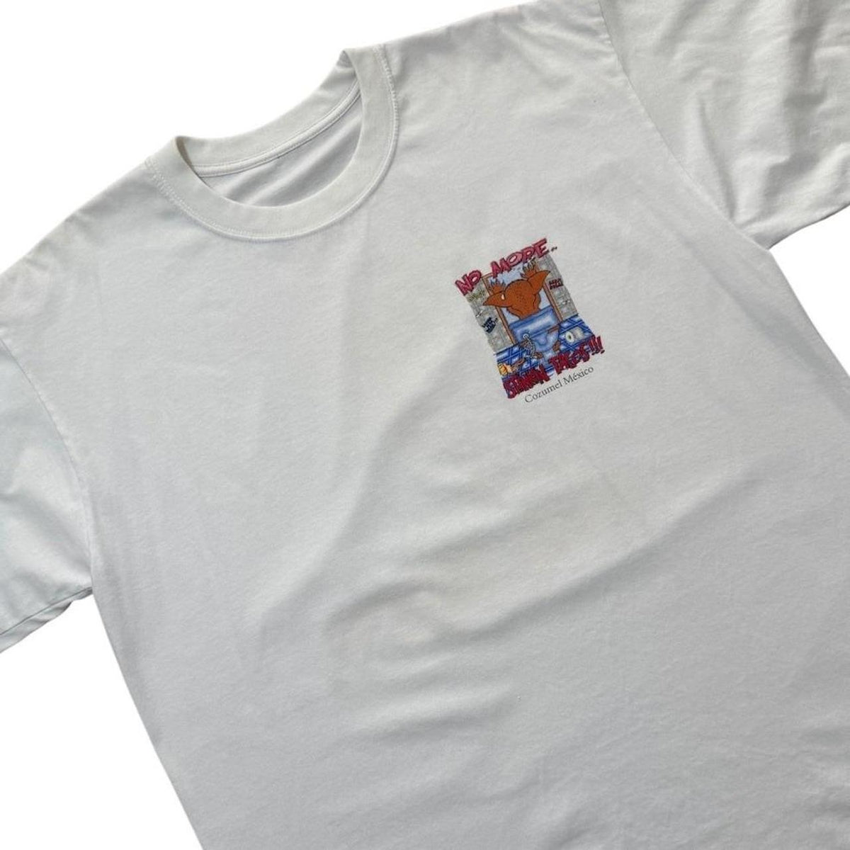90s No More Stinkin Taco Bell Dog Chihuahua Funny Poop Joke T-shirt