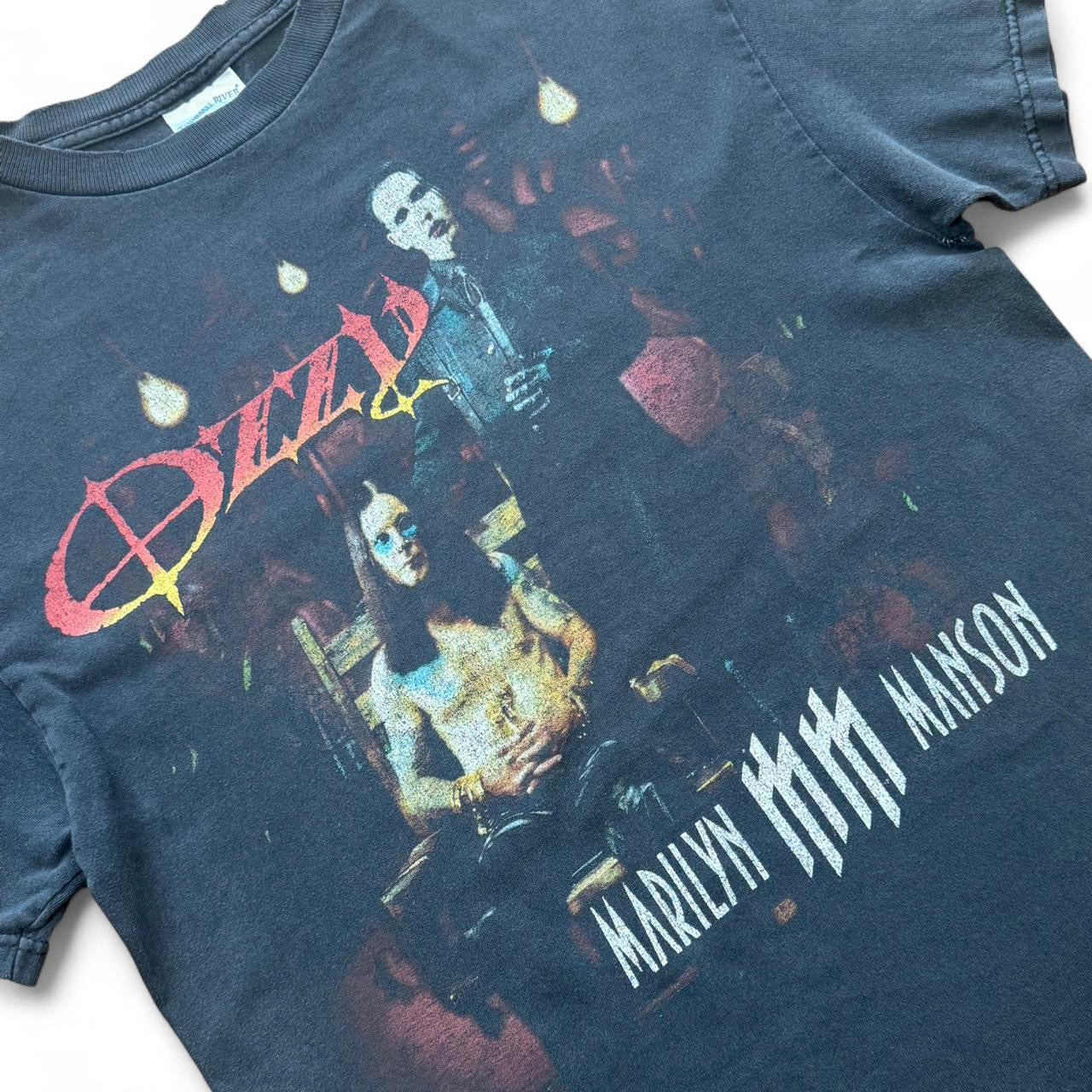 Vintage 2003 Ozzfest Ozzy Osbourne Marilyn Manson Rare Concert Tour Merch T-shirt