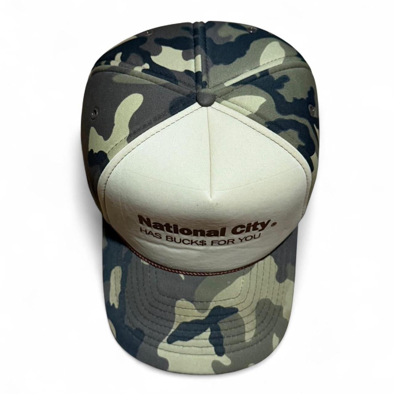 90s Camouflage National City Has Bucks For You Hunting Foam Trucker Hat