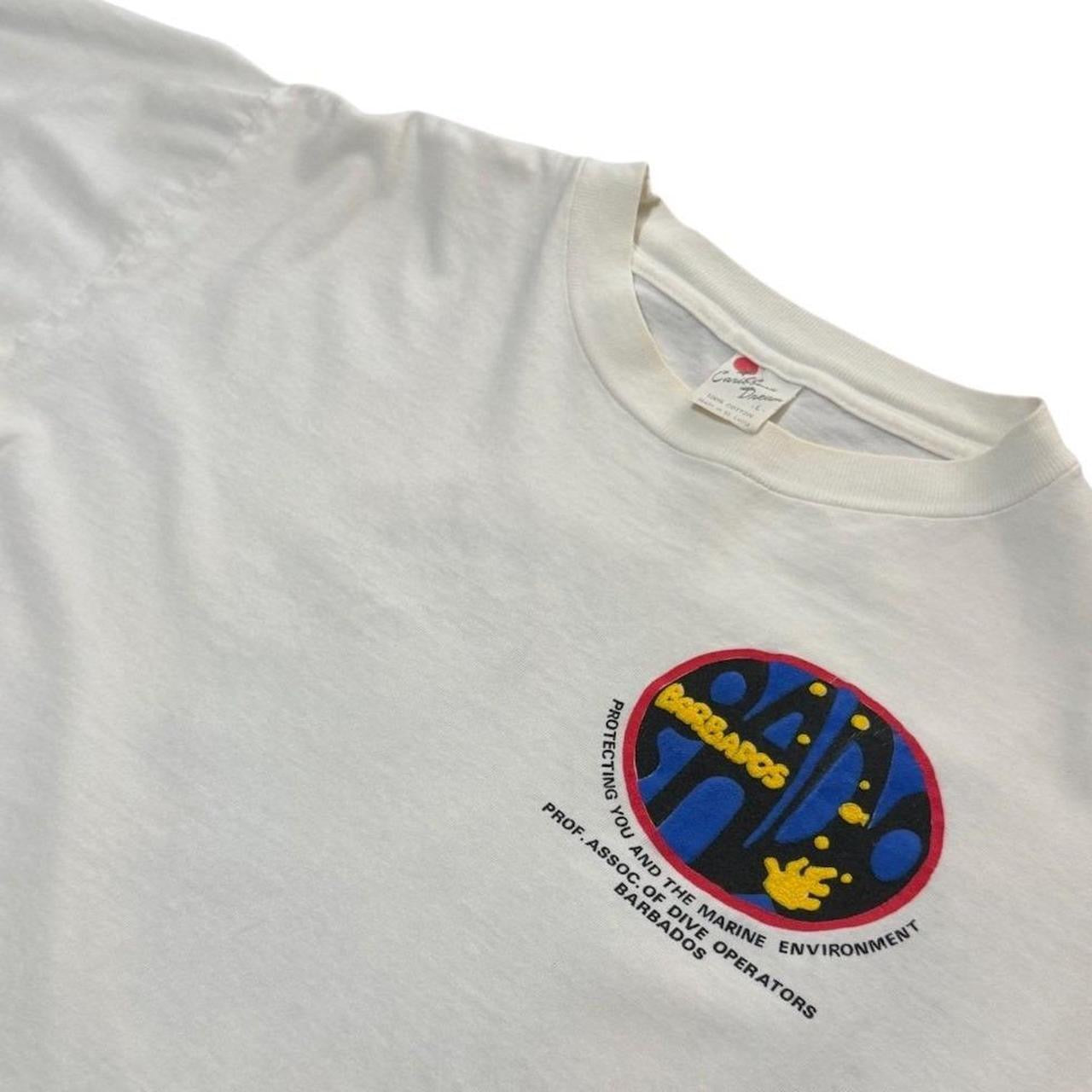 90s Caribbean Dream Barbados Sea Turtle Rescue Reefs Graphic Art T-shirt
