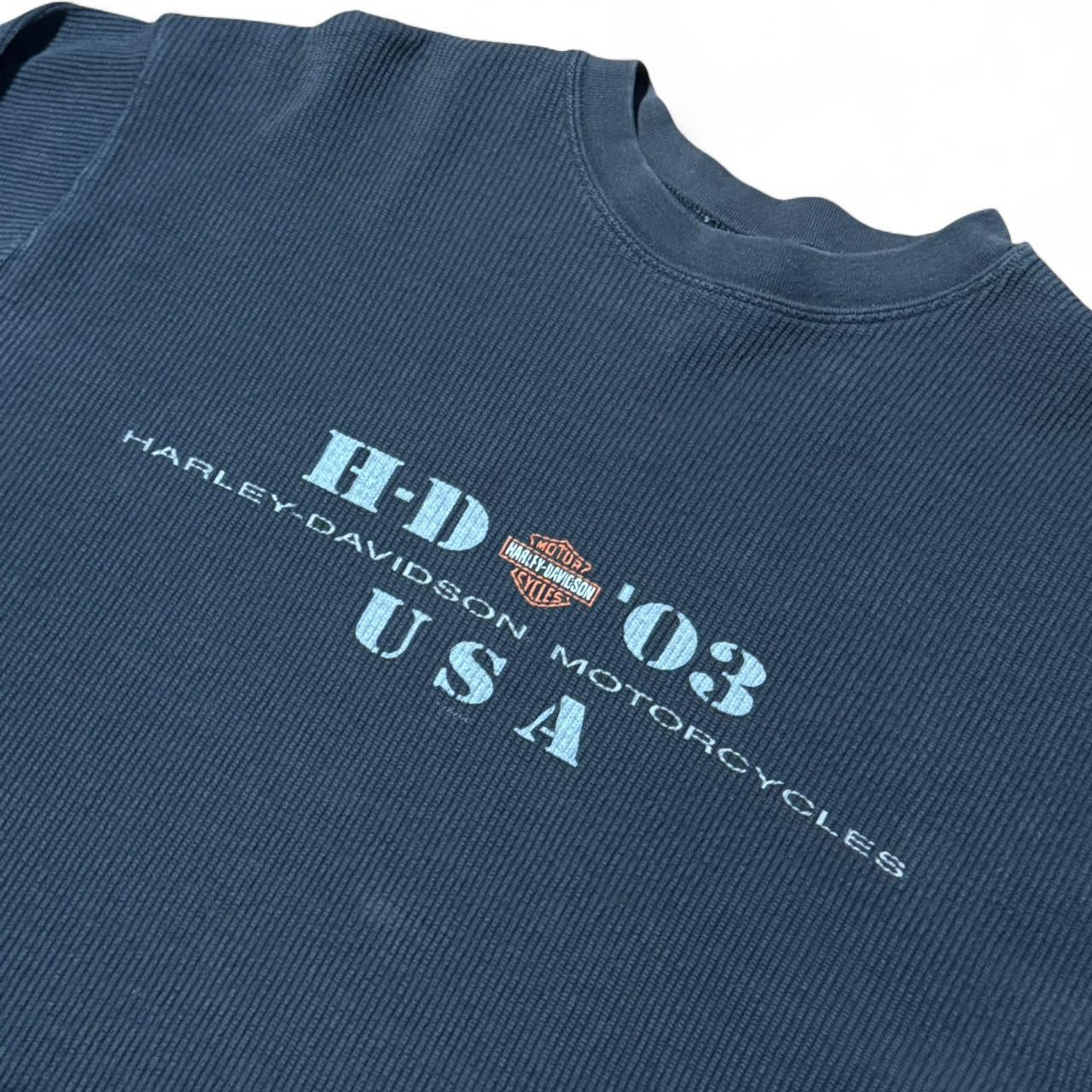 1997 Harley Davidson Long Sleeve Thermal Oakland California Shirt