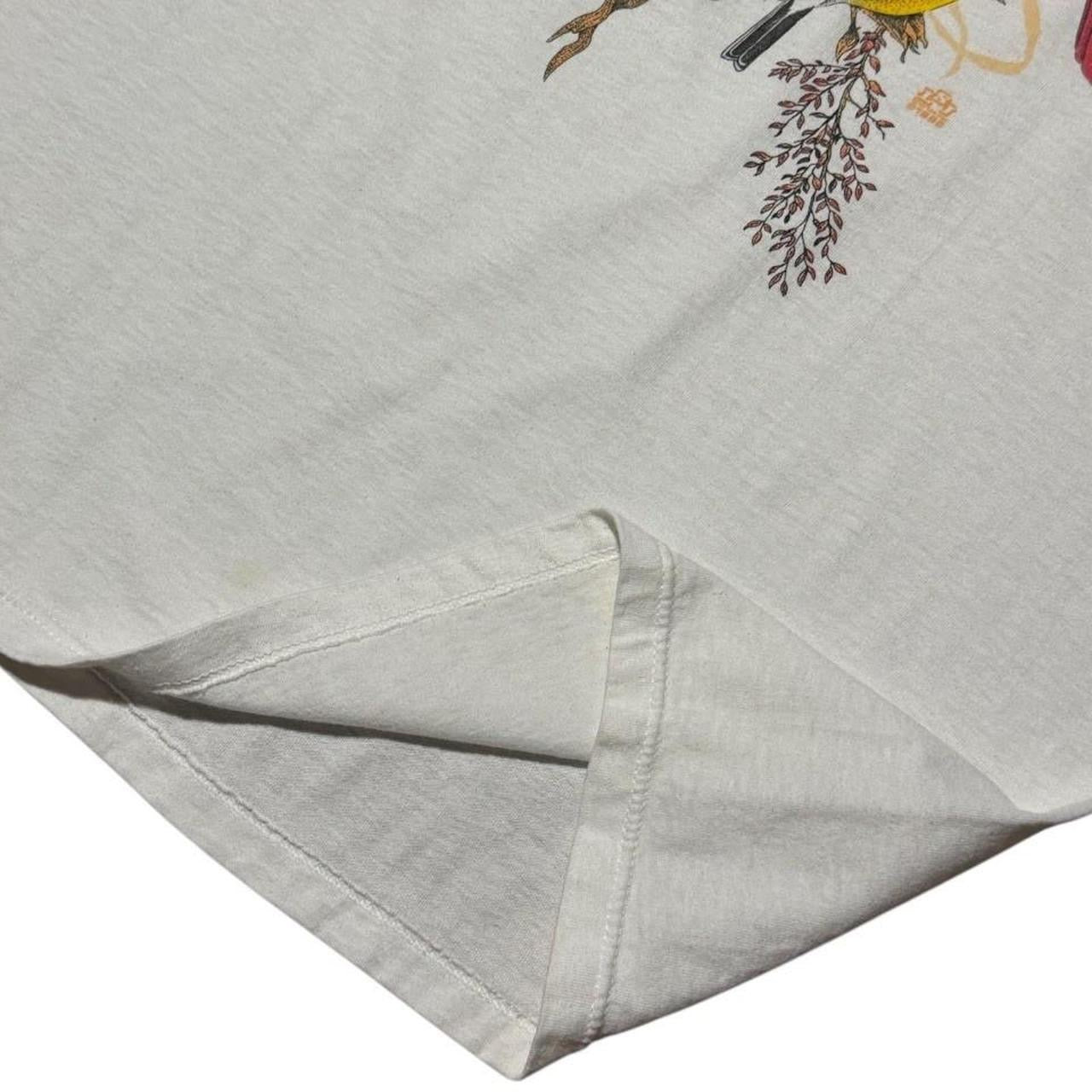 90s Birds Justice Tree Branch Nature Animal Aviary Art Graphic T-shirt