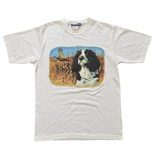 90s Springer Spaniel Puppy Dog T-shirt