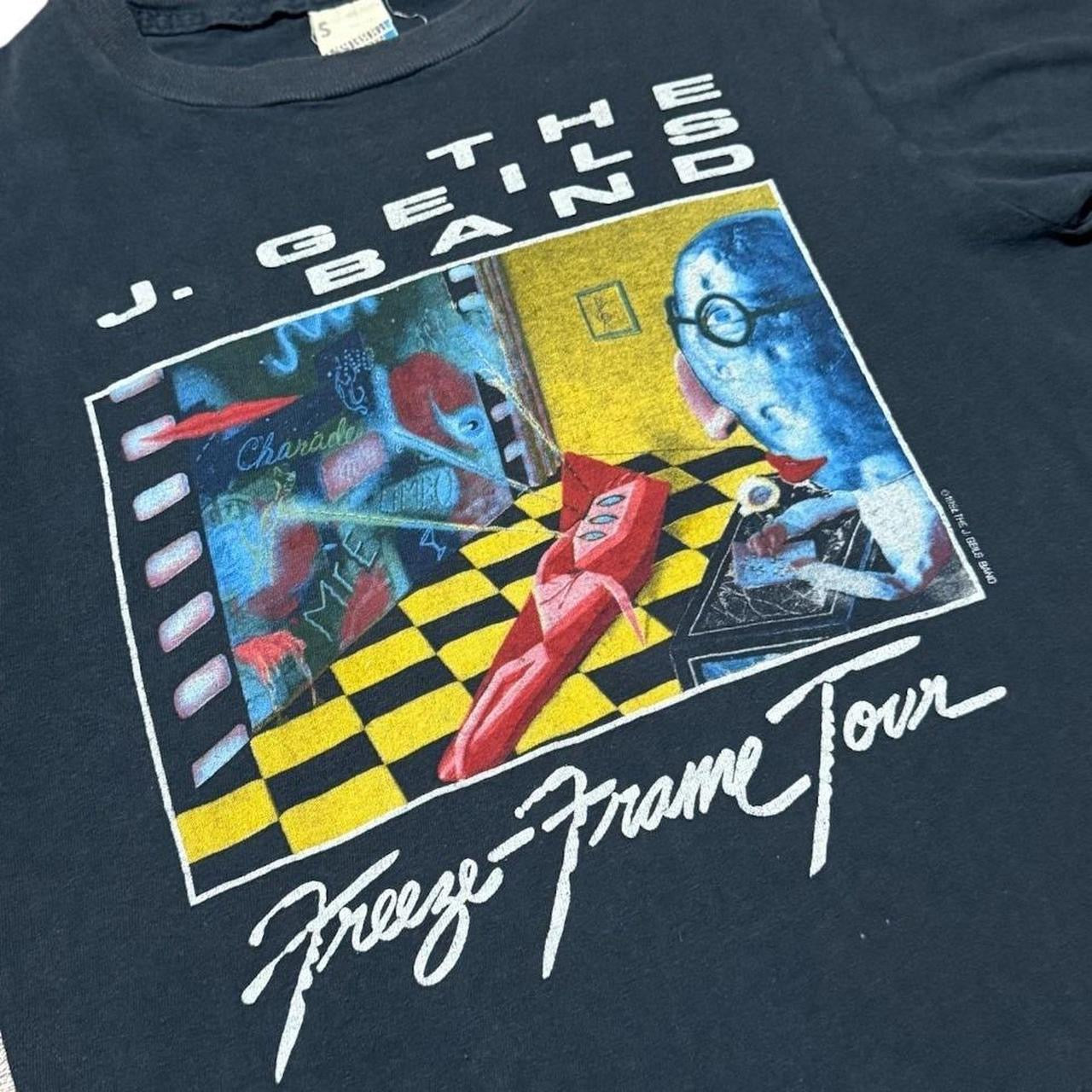 80s J Geils Band Freeze Frame Rock Band Concert Merch Tour USA T-Shirt
