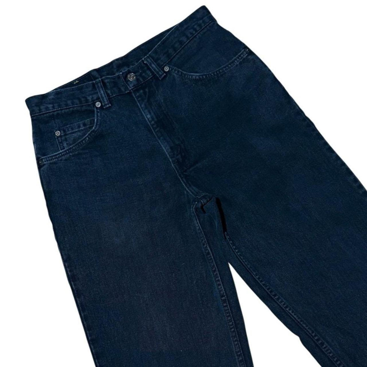90s Levis 506 Orange Tab Standard Straight Leg Fit Black Denim Jeans