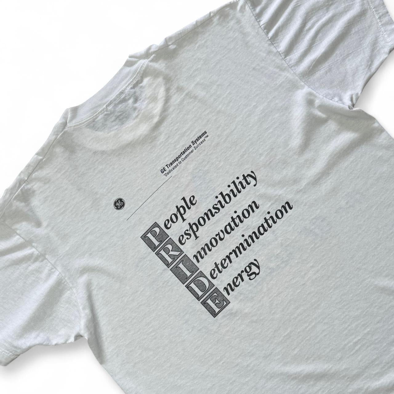 90s General Electric Transportation Systems Celebration Train Railway Tee