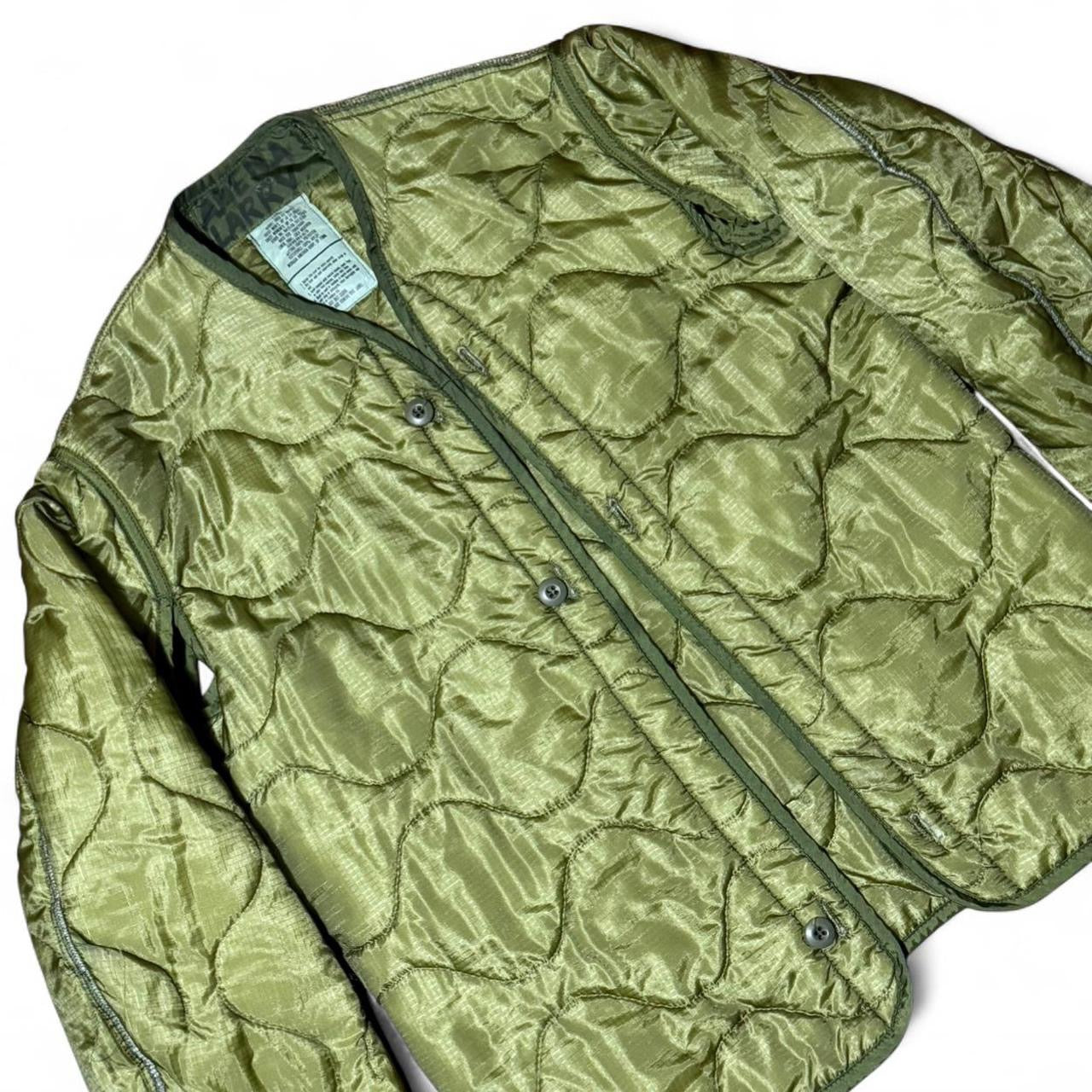 Vintage U.S. Military M-65 Field Jacket Army Green Quilted Liner