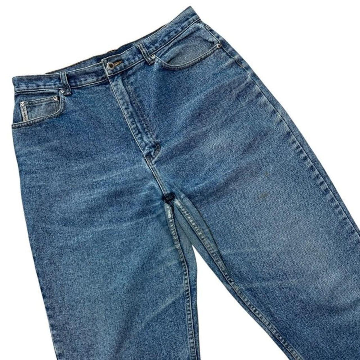 90s Nevada Jeans Mens Straight Leg Blue Wash Denim Jeans 33" Faded Pants