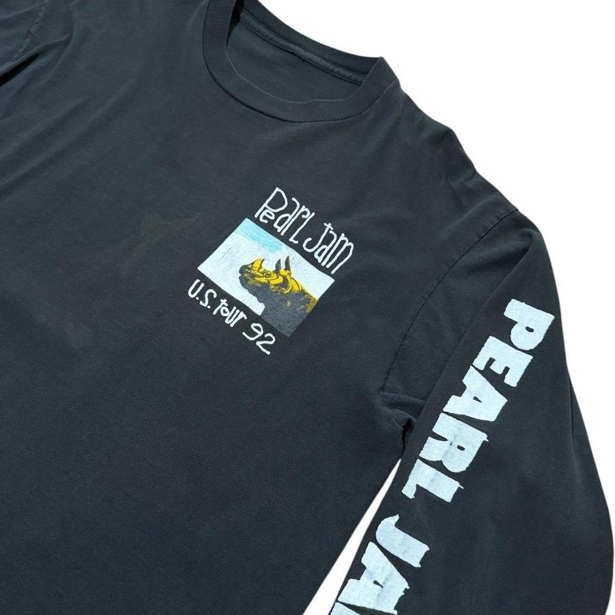 92 Pearl Jam US Tour World Jam Long Sleeve Concert Graphic Band T-shirt