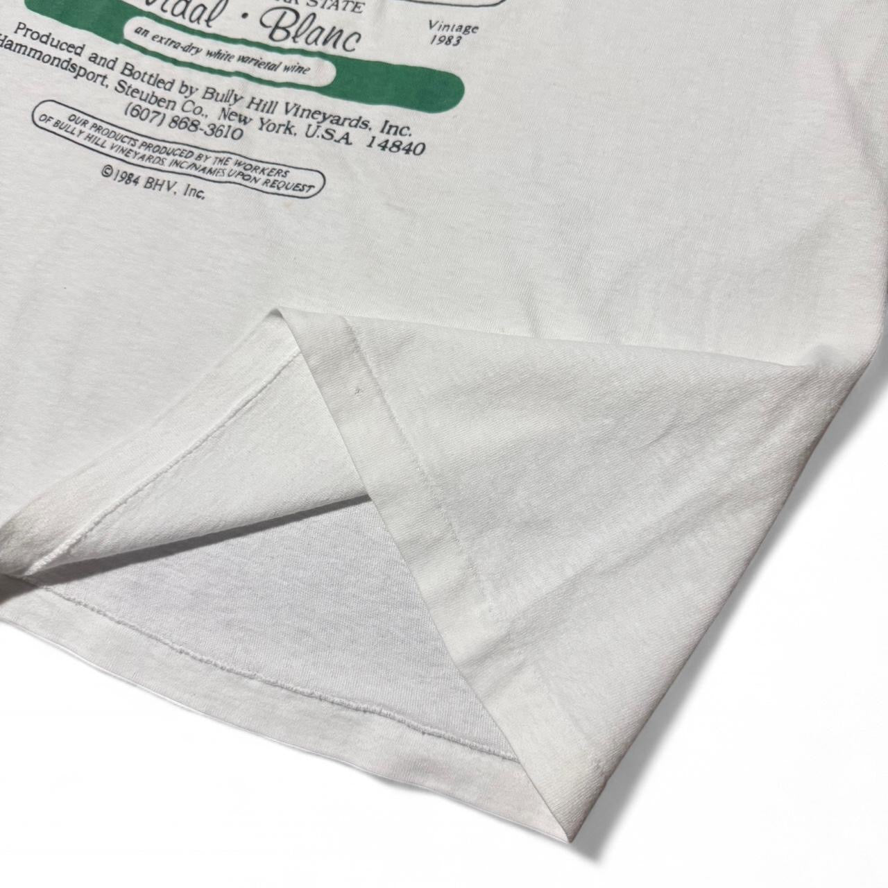 90s White Bully Hill Vineyard Winery Tee